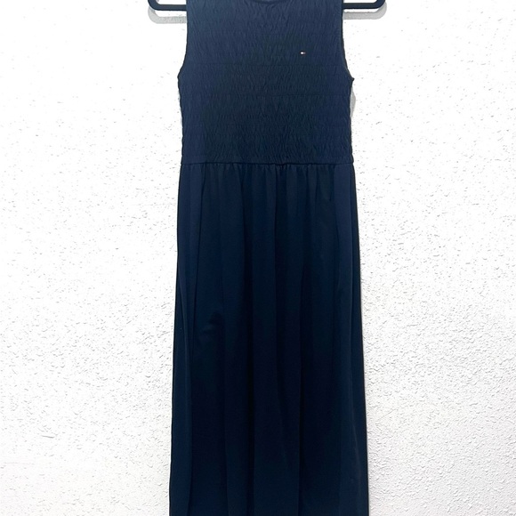Tommy Hilfiger Blue Sleeveless Midi Sundress Small - Picture 8 of 9